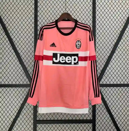 JUVENTUS TURIN AWAY LONG SLEEVE CLASSIC SHIRT 2015-16
