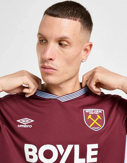 UMBRO WEST HAM UNITED FC 2025/26 HOME SHIRT